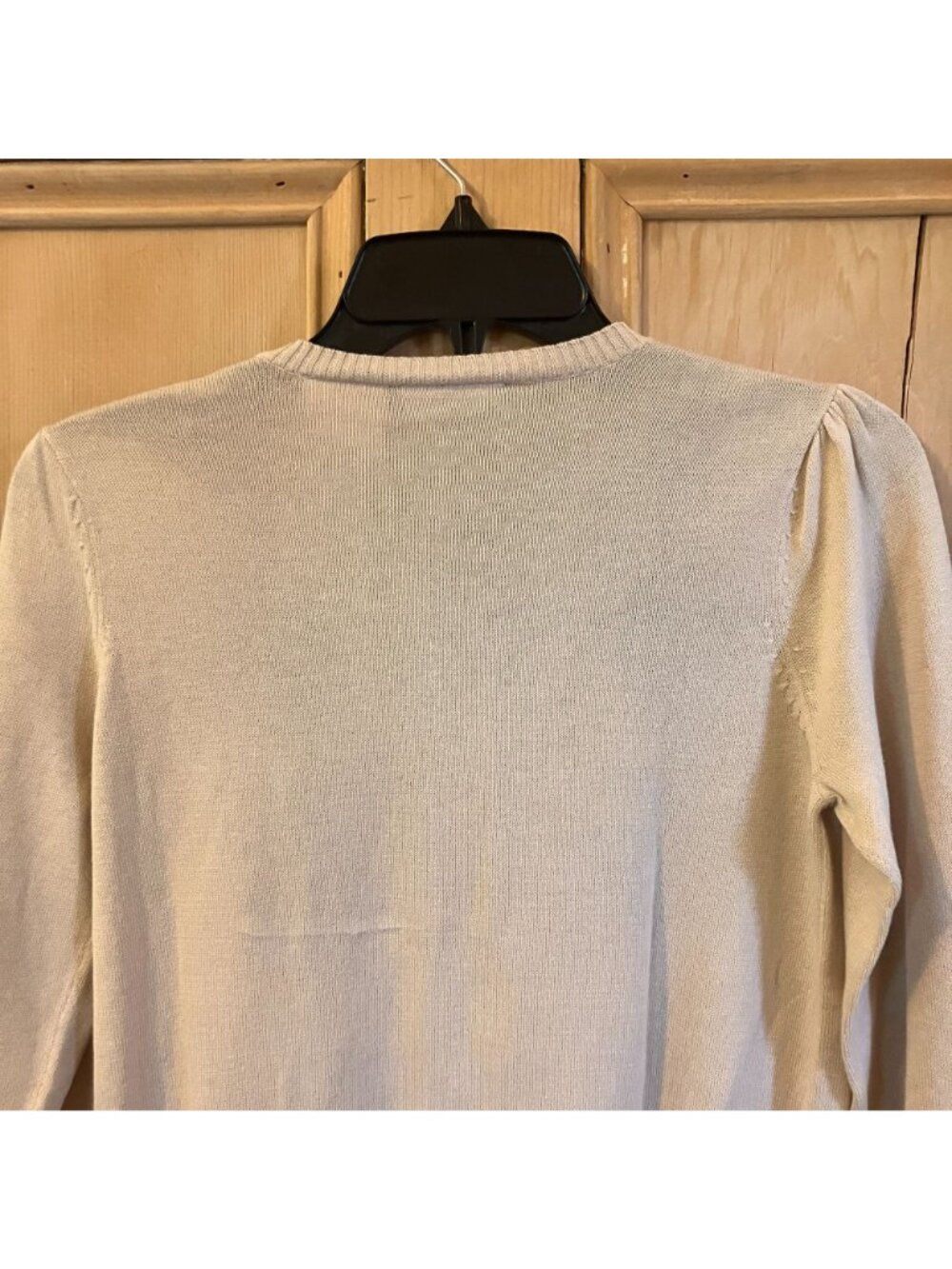 Ralph Lauren Polo Womens Vintage 90s Argyle Cardigan Sweater Small Beige FA NWOT - Picture 11 of 12